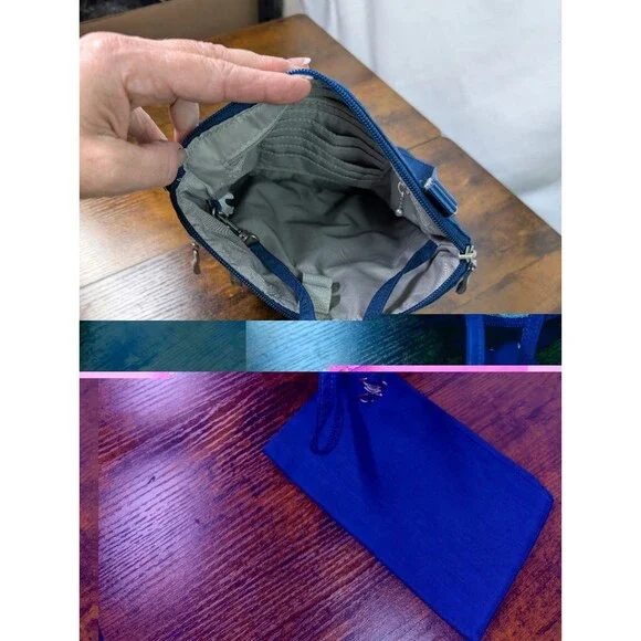 Baggallini Royal Blue Pocket Crossbody with RFID - Picture 8 of 10